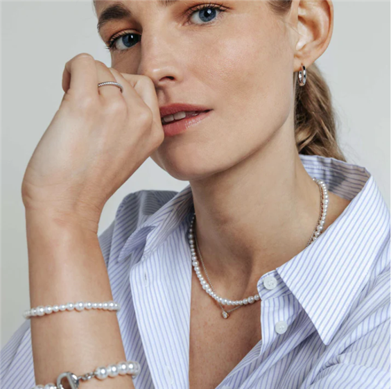 Armband Ti Sento Milano Dame Perle in Silber Perla 23074PW - 23074PW